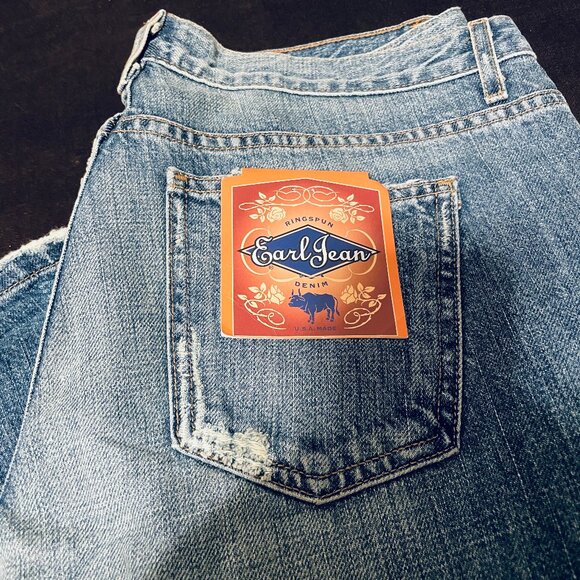 NWT Earl Jean Womens BootCut Medium wash Made in USA 75 Vintage Denim - Picture 2 of 9